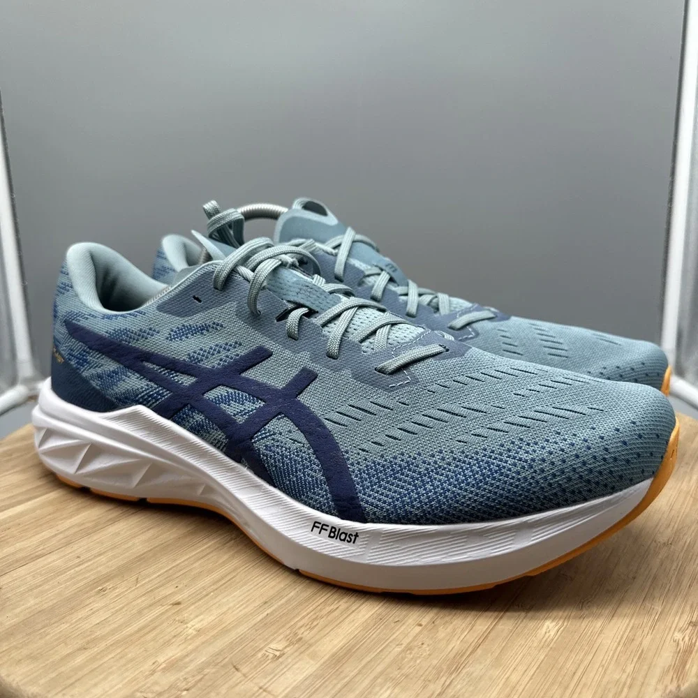 ASICS Dynablast 3 Running shoes Light Steel/DEEP Ocean Mens Size 13 New
